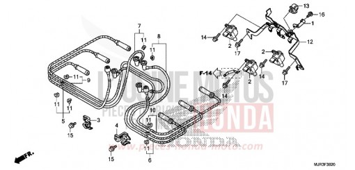 BOBINE D'ALLUMAGE GL1800CF de 2015
